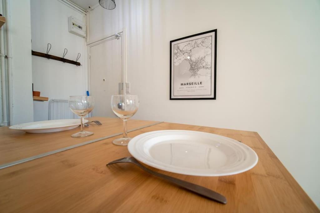 Appartement Tout Equipe 4 Couchages- Vieux Port & Panier Marseilles Buitenkant foto
